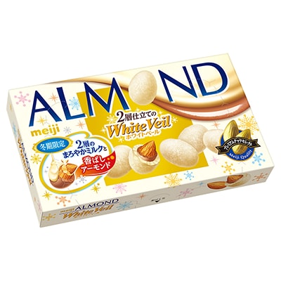 写真：「アーモンドチョコレートホワイトベール」（59g）の商品パッケージ