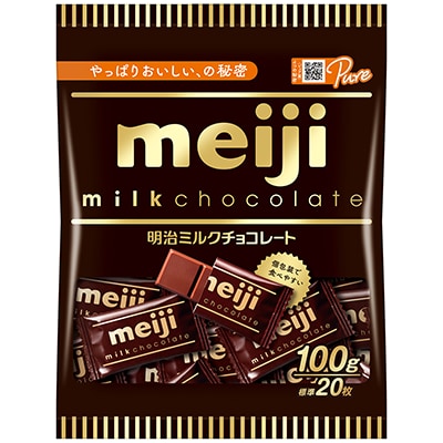 画像：ミルクチョコレート袋の商品パッケージ