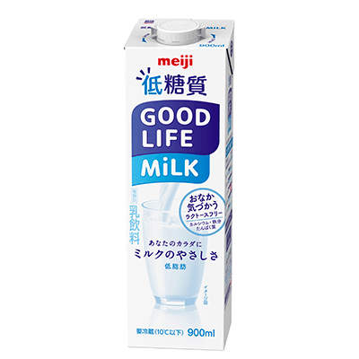 写真：「低糖質 GOOD LIFE MiLK」の商品パッケージ