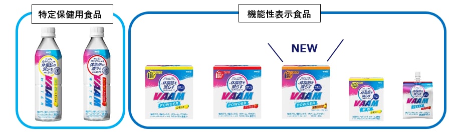 画像：「ヴァーム」シリーズの商品パッケージ