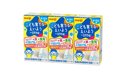 画像:「明治ミラフル ドリンク ヨーグルト味」の商品パッケージ