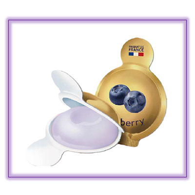 写真：明治サンモレ クリームチーズデザート ブルーベリー風味の商品イメージ画像