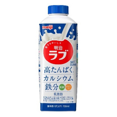 画像：「愛するおいしさ 明治ラブ（700ml）」の商品パッケージ