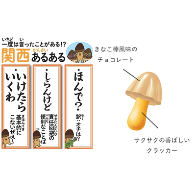 写真：関西限定きのこの山　きなこ棒風味の商品イメージ画像