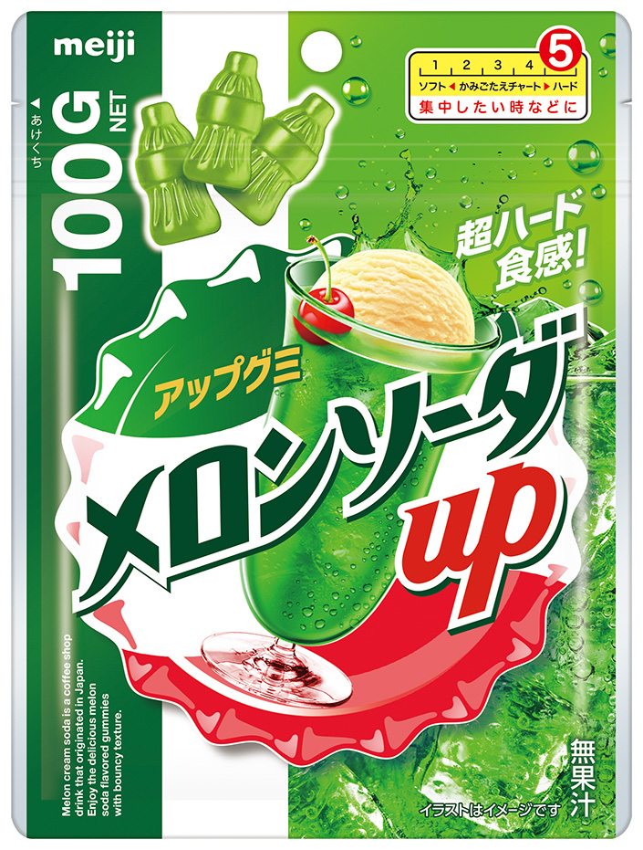 画像：メロンソーダアップの商品パッケージ