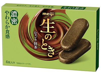 画像：「生のときなごり抹茶」（4枚入り）の商品パッケージ