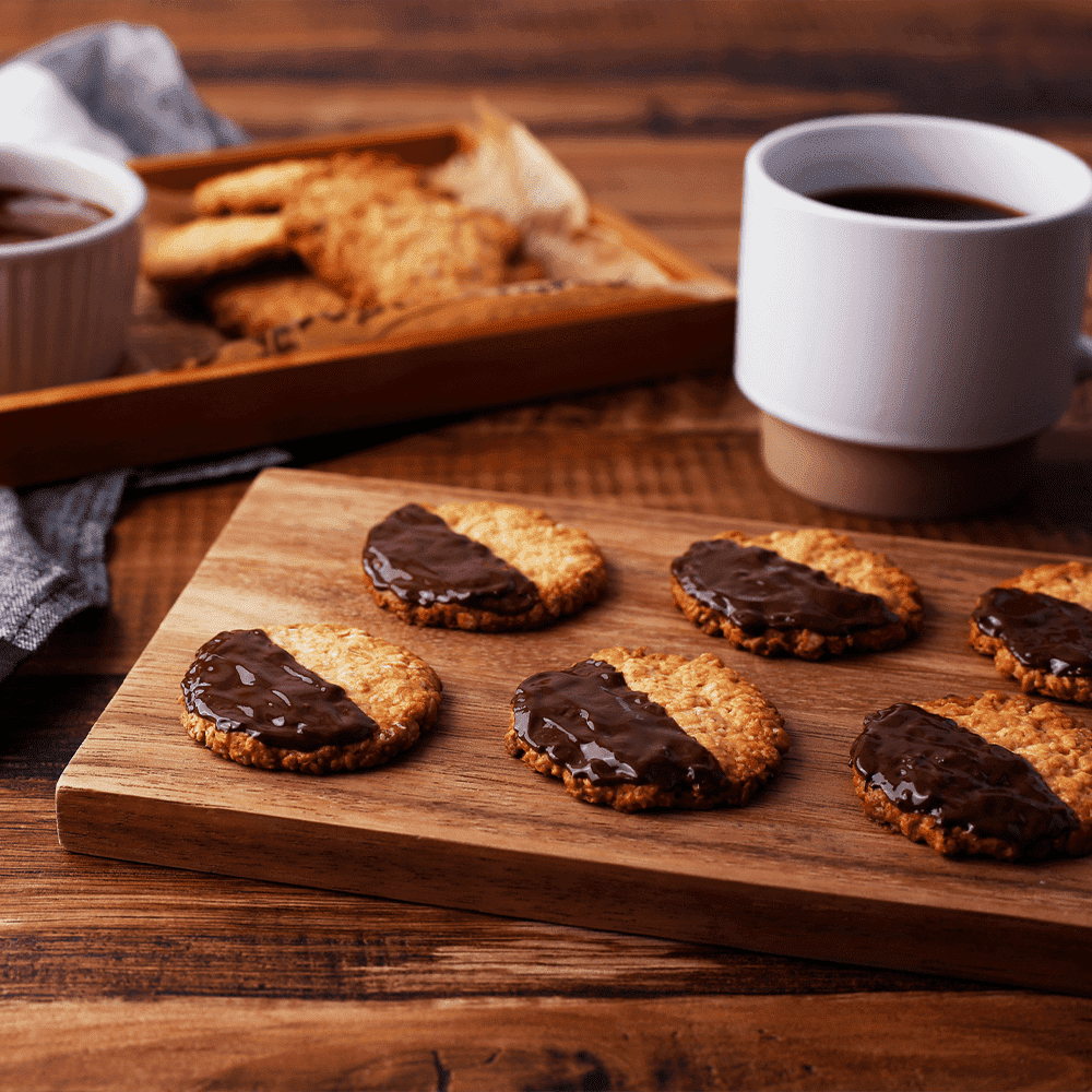 チョコペースト＆オートミールクッキー