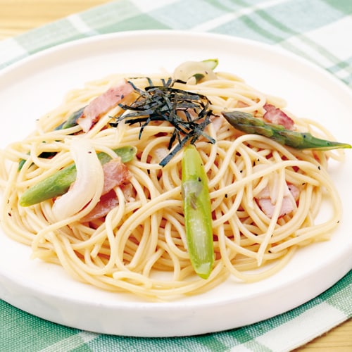 アスパラのバター醤油パスタ