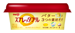 バターとクリームチーズで引き立つおいしさ 明治スプレッタブル