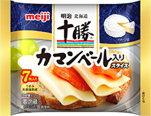 明治北海道十勝カマンベール入りスライスチーズ