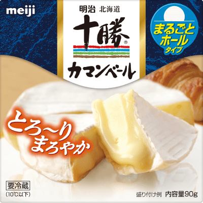 「明治北海道十勝カマンベールチーズ」の写真