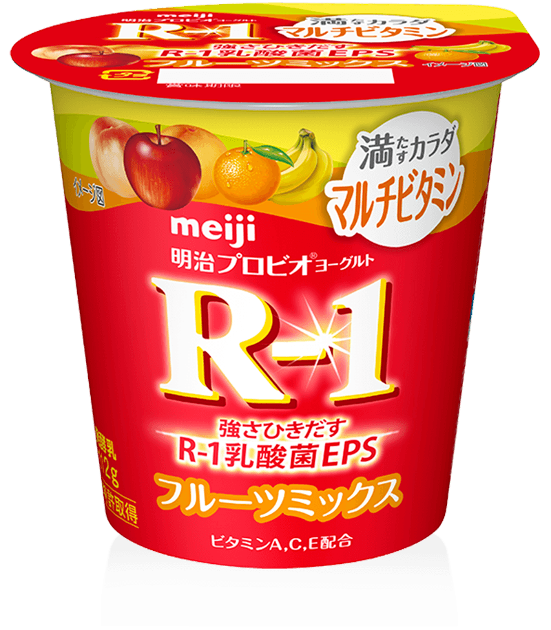 Meiji Probio Yogurt R-1 Fruit Mix Vitamin C for a Healthy Body