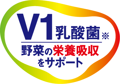 V1乳酸菌 野菜の栄養吸収をサポート