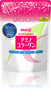 Meiji Amino Collagen Powdered collagen beauty formulation Number one best-seller*1 in Japan