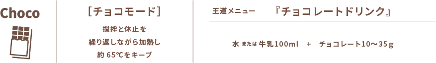 チョコモード