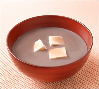 冷やし汁粉 抹茶風味