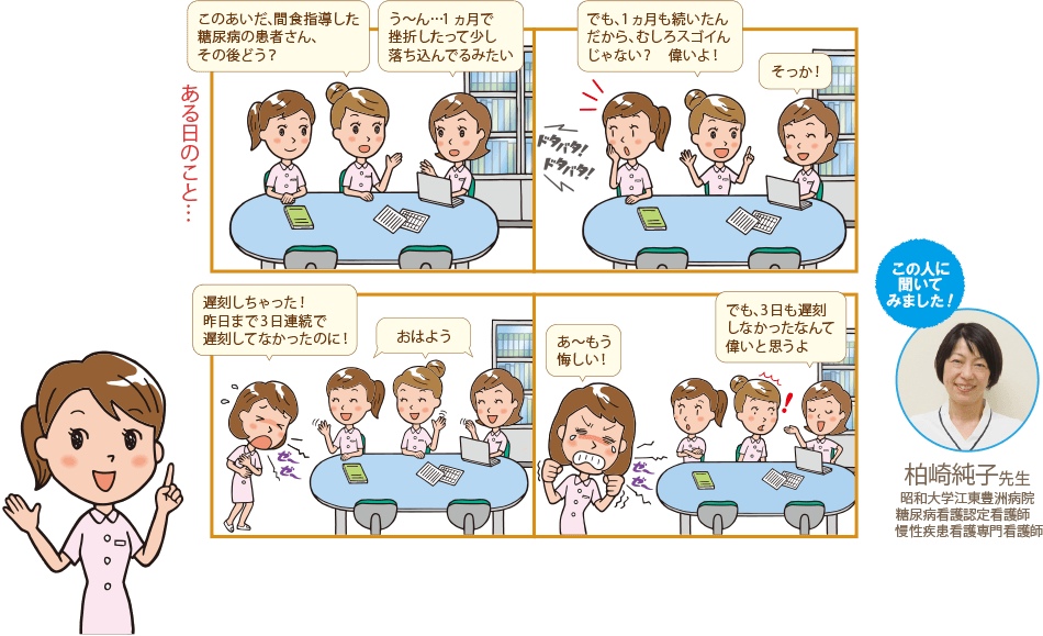 糖尿病患者さんの看護-ある日のこと-