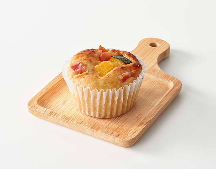 お食事マフィン（かぼちゃ＆ベーコン）