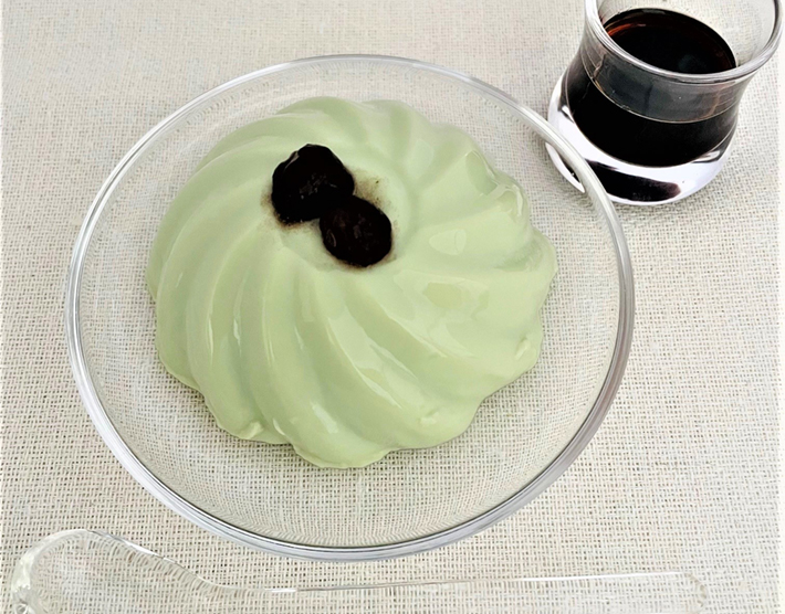 抹茶杏仁豆腐