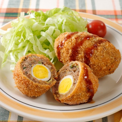 うずらスコッチエッグ 子どもたちが大好き 人気の給食レシピ 明治の食育 株式会社 明治 Meiji Co Ltd