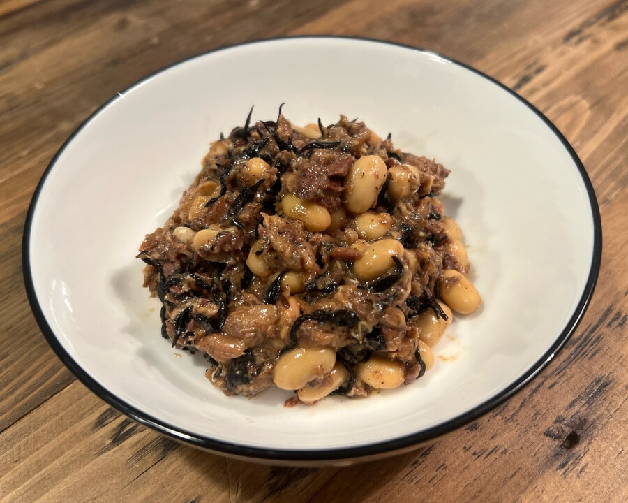 いわしと大豆とひじきの煮物風