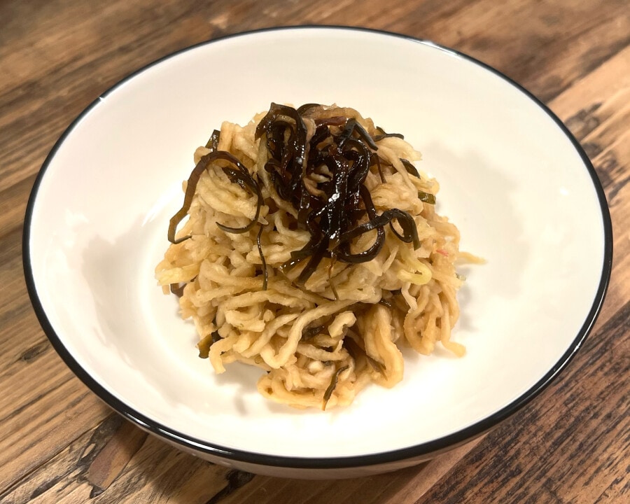 切り干し大根の塩昆布お茶和え