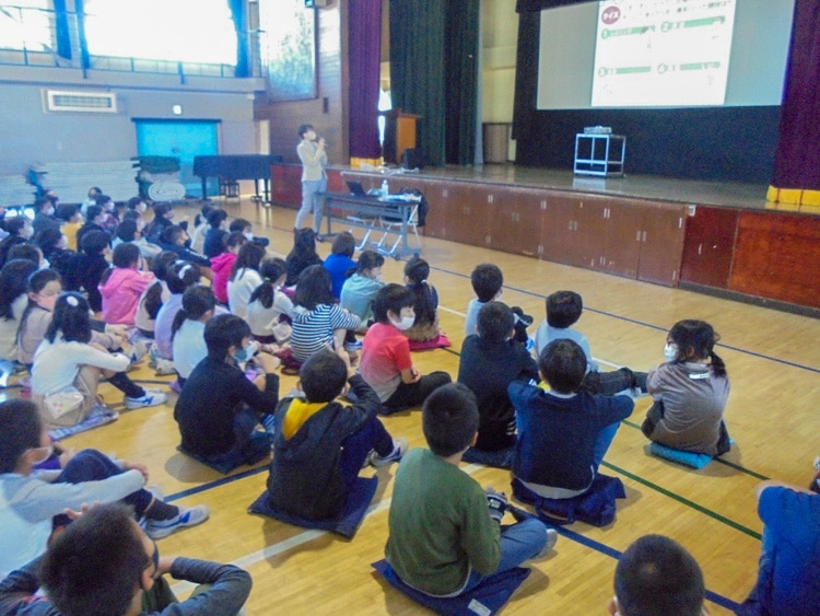 北区立柳田小学校 出前授業 写真1