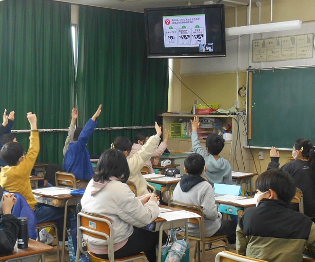 日進市立東小学校 出前授業 写真3