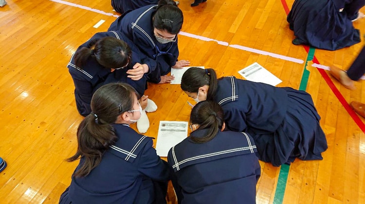 大牟田市立田隈中学校 出前授業 写真3