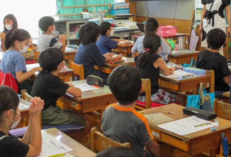 静岡市立安西小学校 出前授業 写真2