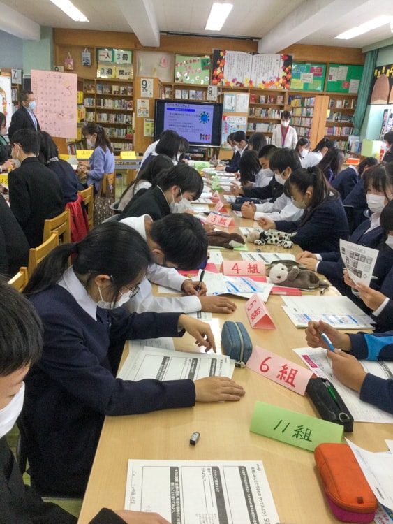 横浜市立保土ケ谷中学校 食育セミナー 写真2