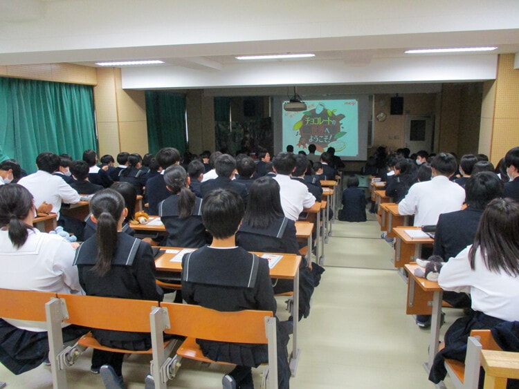 宮城県石巻商業高等学校 食育セミナー 写真2