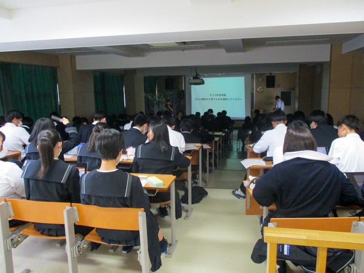 宮城県石巻商業高等学校 食育セミナー 写真3