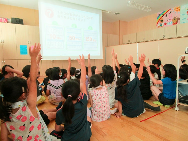 江別第一小学校放課後児童クラブ 食育セミナー 写真1