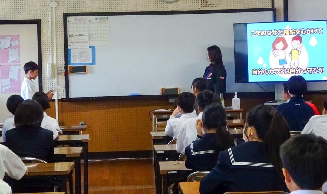 北九州市立向洋中学校 出前授業 写真2