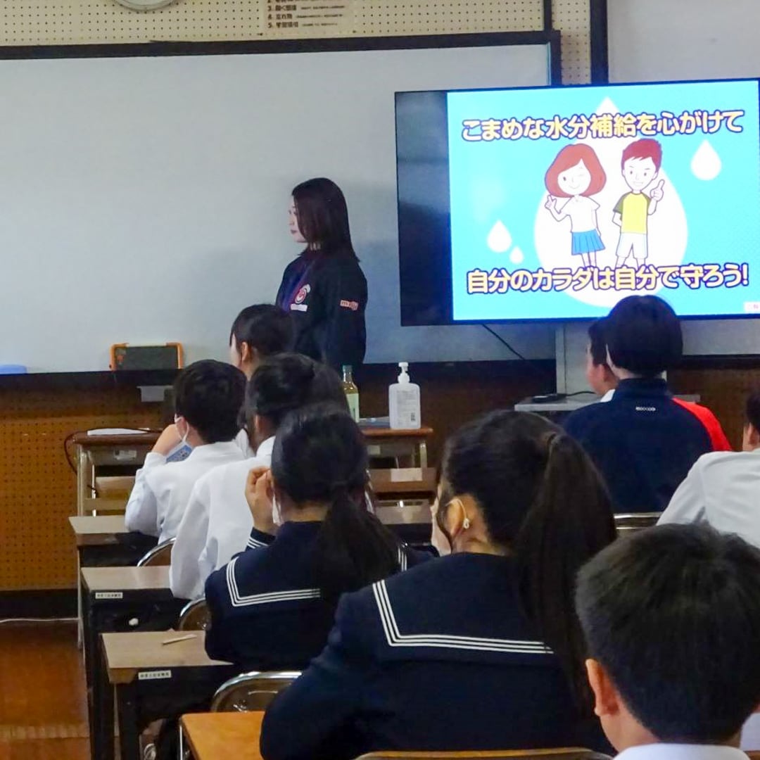 北九州市立向洋中学校 出前授業