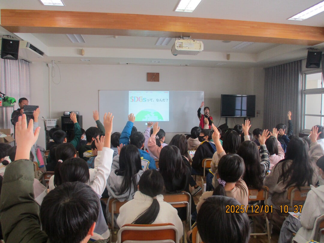 名古屋市立大宝小学校 出前授業 写真1