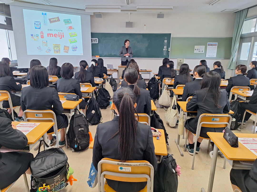 広島県立広島皆実高等学校 食育セミナー 写真1