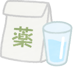 吐き気止め、整腸剤、緩下剤、吸入ステロイド、ぜんそく治療薬などの薬、ワクチンなど