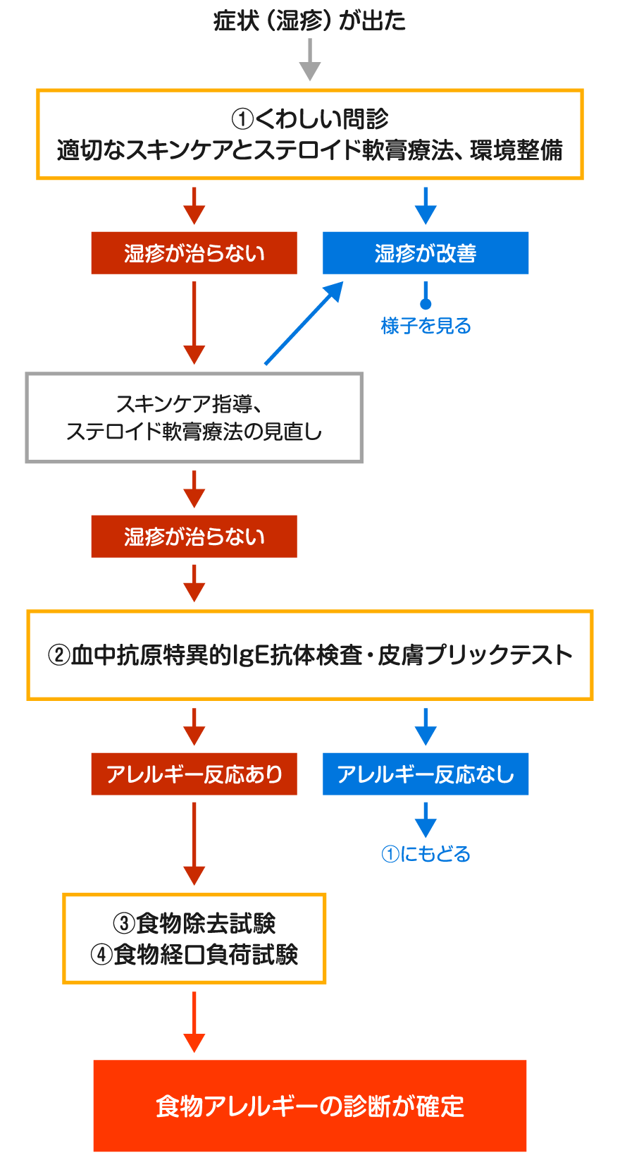 食物アレルギーの関与する乳児アトピー性皮膚炎 食物アレルギー５つのタイプ 知って 食物アレルギー 株式会社 明治 Meiji Co Ltd