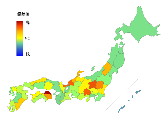 〈図表〉都道府県別うどん屋店舗数2021年