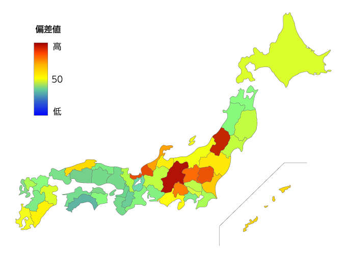 〈図表〉都道府県別そば屋店舗数2021年