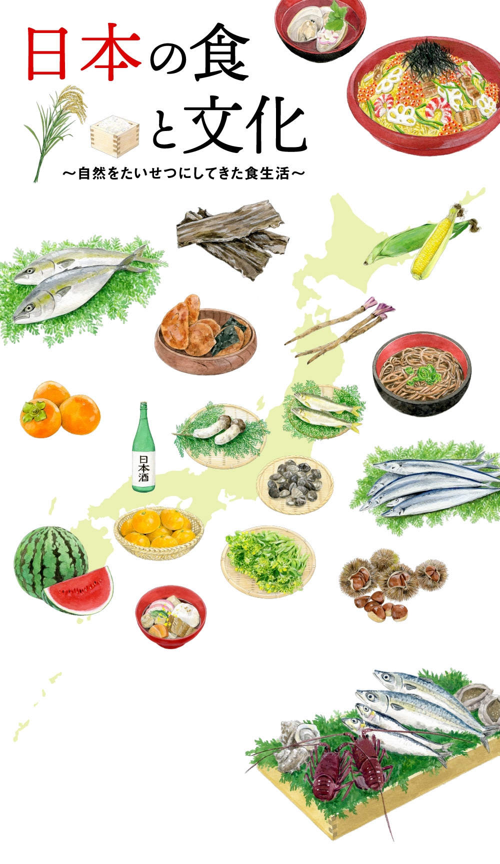日本の食と文化〜自然をたいせつにしてきた食生活〜