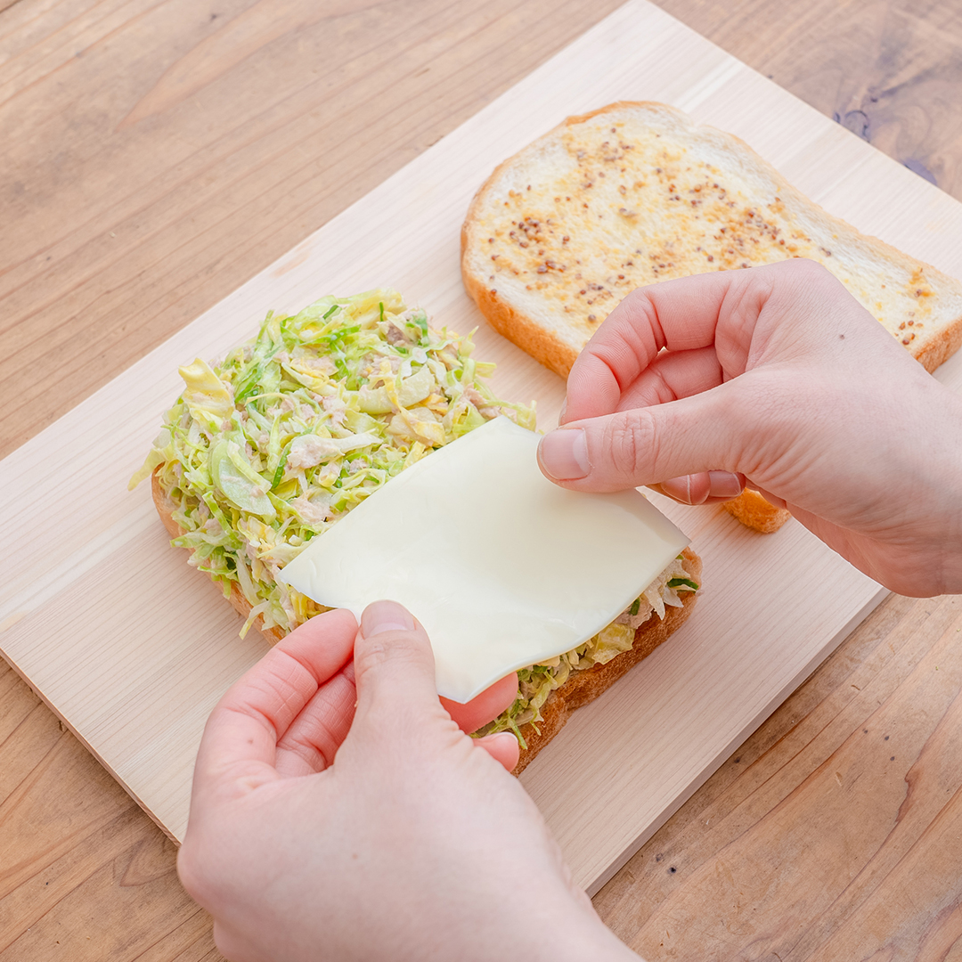 たっぷりキャベツのツナメルト 作り方3 画像273