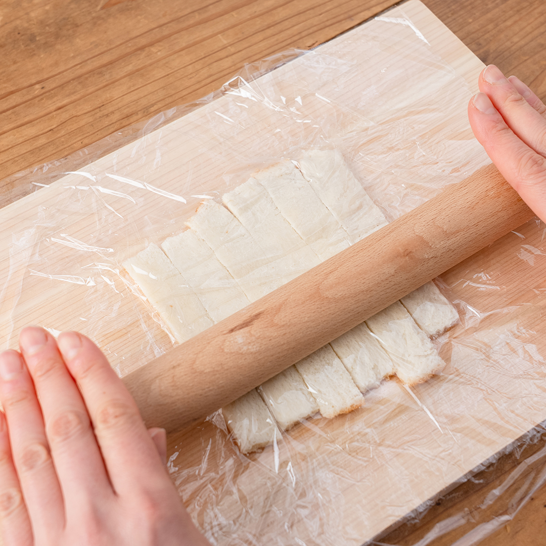 パン耳でハムチーズカツ風 作り方2 画像290