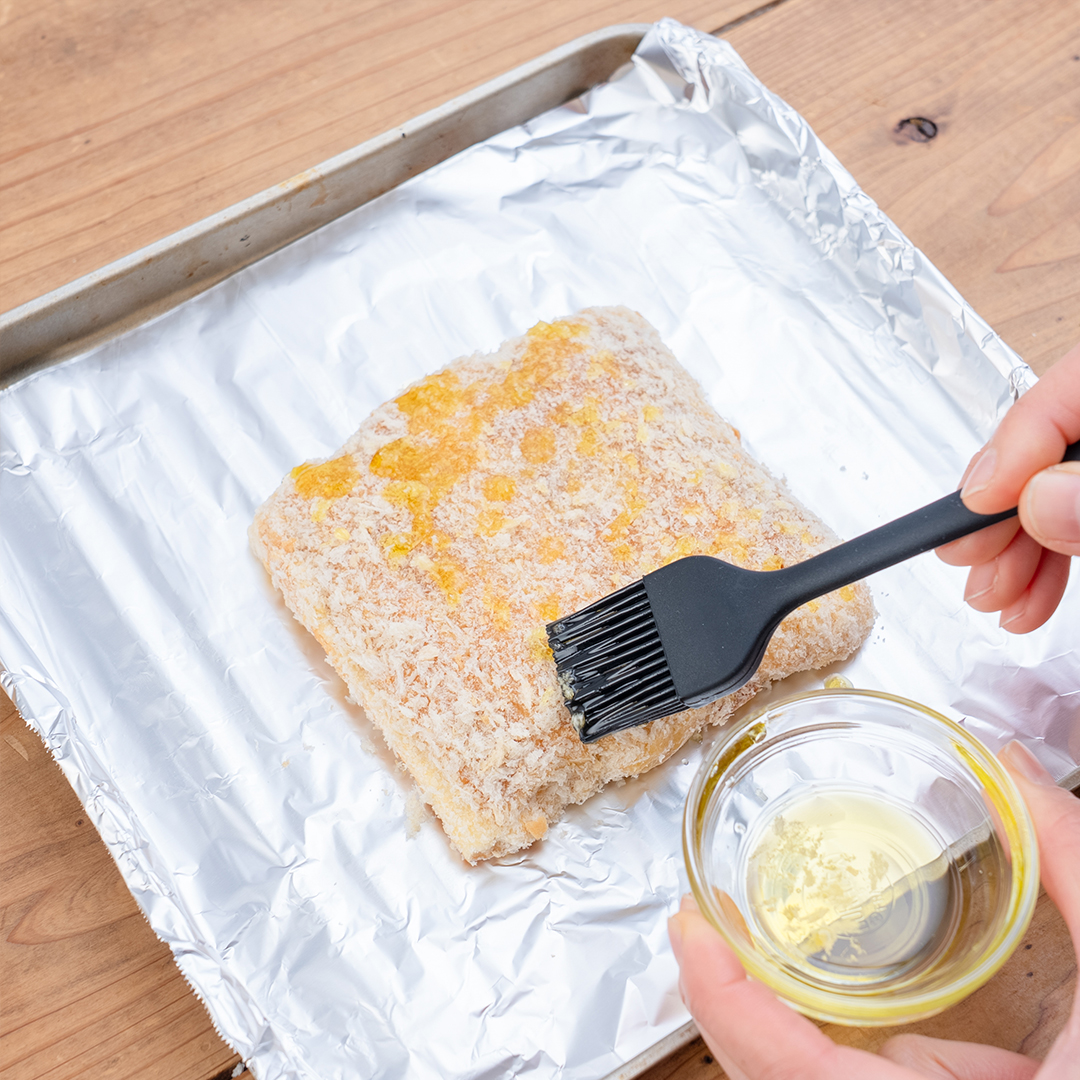 パン耳でハムチーズカツ風 作り方5 画像294