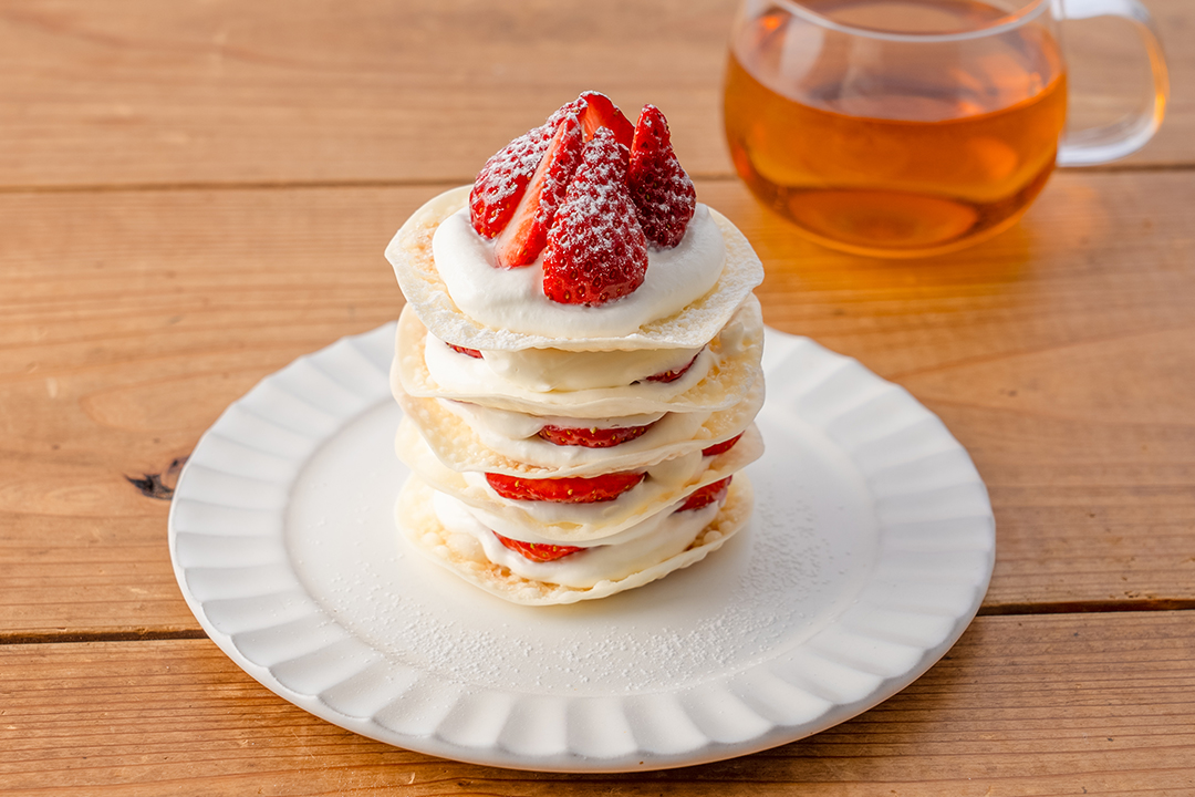 パリパリ✨苺のミルフィーユ