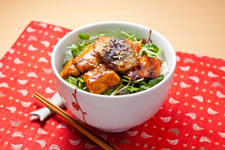 いわしの蒲焼丼