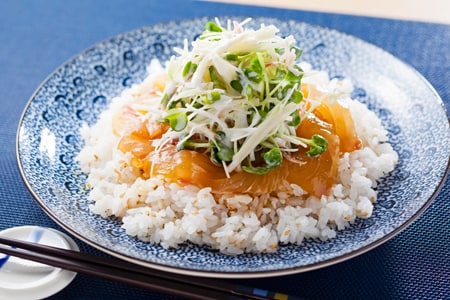 洋風漬け丼