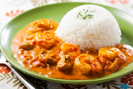 煮込まずカンタン！えびトマトクリームカレー